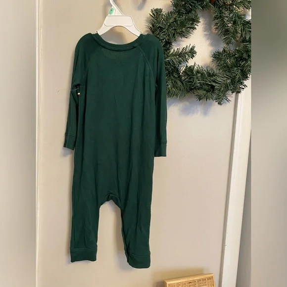 Disney baby toddler onesie one piece green Christmas size 18 month NEW